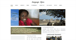 Desktop Screenshot of languagesafrica.com